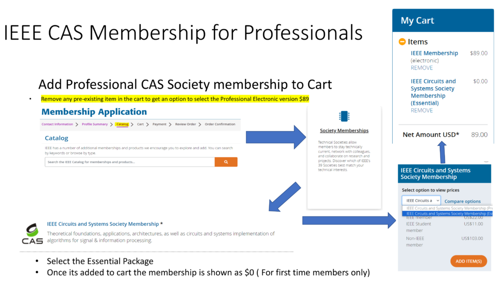 Step 6 — Review your membership order before checkout
